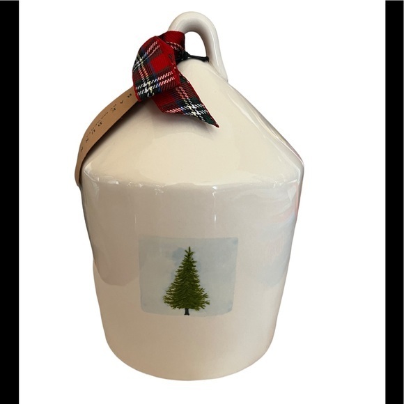 Rae Dunn PEACE Birdhouse with Christmas Tree on BACK - NWT - Picture 2 of 4